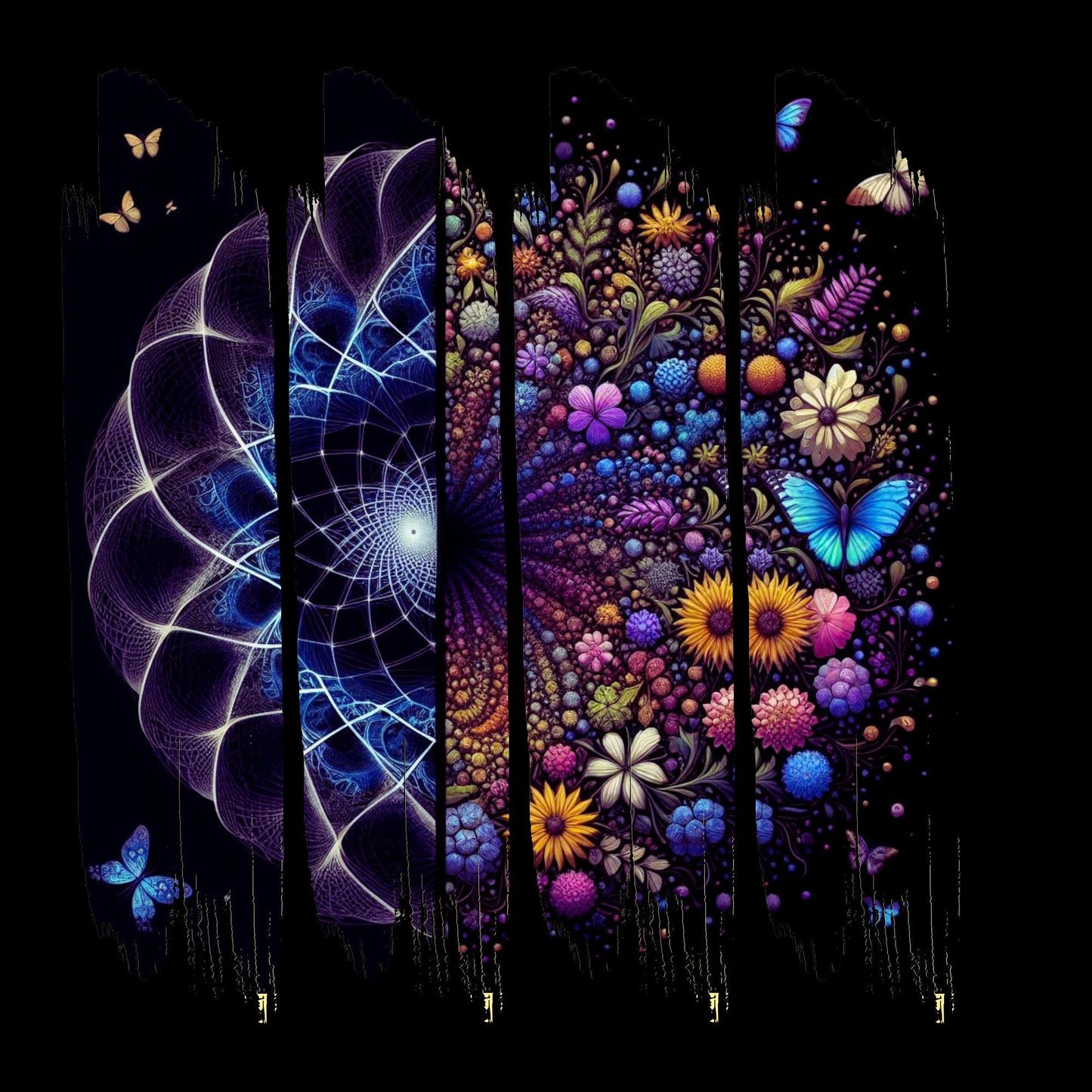 Brush stroke Spring Kaleidoscope Digital Download Digital Art Instant Download Spring Vibes Wall Art Creative Designs DIY Decor